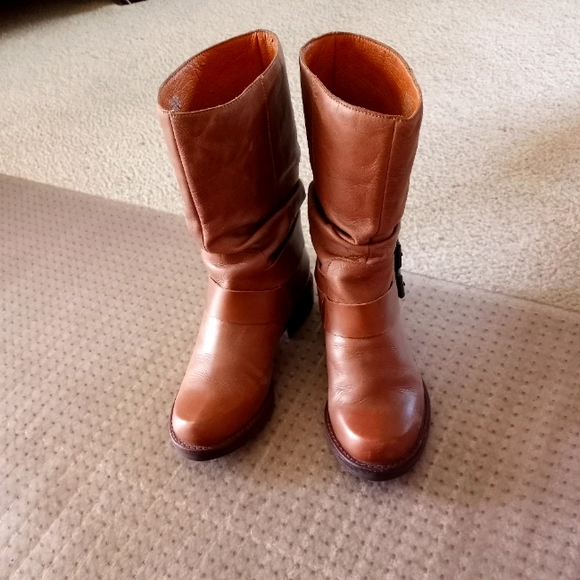 Matisse "Bobby" Slouch Leather Moto Boots - Picture 2 of 6